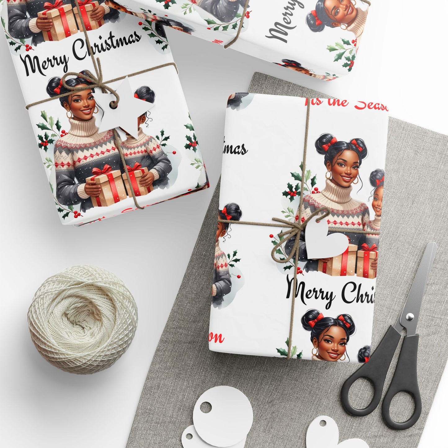 Festive Christmas Wrapping Paper